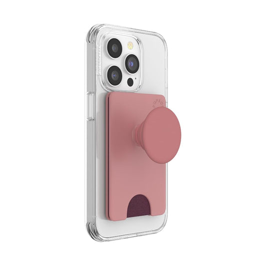 PopSockets Adhesive Phone Wallet with Grip- Blush Pink
