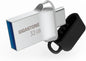 GIGASTONE 32GB Nano Luxus Dual Drive, Z50 USB 3.2 Gen 1, 2-in-1 USB-A & Type-C, 100MB/s Ultra Fast, Cap Design, Metal, Plug & Play for Smartphone/PC/Mac/TV/Car, 2.0/3.0/3.1 Compatible