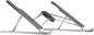 XPPen Drawing Tablet Stand for Desk,Silver Portable Holder for Graphics Tablet&Pen Display, Aluminum Computer Riser Compatible with 10 to 15.6 Inch Laptops and Drawing Tablets,Portable and Adjustable