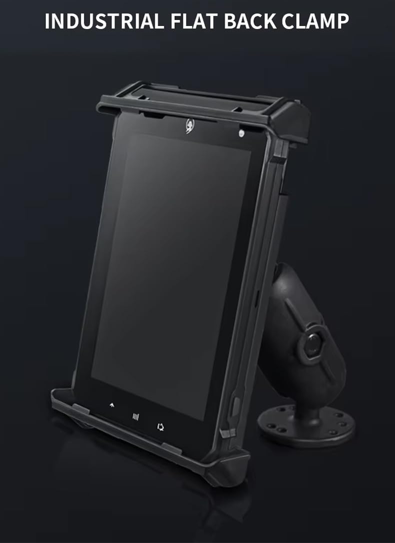 Strg Industrial Tablet Mount for 7.0" - 8.7" iPads/Tablets, Heavy Duty Tablet Mount Compatible with RAM Mount 1" and 1.5" Round Ball Mounts (Not Included Ball Mount)