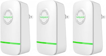 Elon-musk's Electricity Saving Box Stop Watt Stopwatt Energy Saving Device Save Energy Saving Device Energy Saving Power Strip for Home Office US Plug 90v-250v 30kw Rated Green (3PCS)