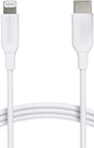 Amazon Basics USB - C to Lightning ABS Charger Cable, MFi Certified Charger for Apple iPhone 14 13 12 11 X Xs Pro, Pro Max, Plus, iPad, 6 foot, White