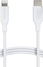 Amazon Basics USB-C to Lightning Charger Cable, Apple MFi Certified for iPhone 14 13 12 11 X Xs Pro, Pro Max, Plus, iPad, Fast Charging, High Speed Data Sync, 6 ft, White