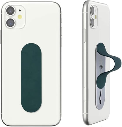 Momostick Flatstick, Cell Phone Finger Grip Strap Holder for Hand, Cell Phone Stand, New Slim Finger Loop Selfie Grip Compatible with Most Smartphones