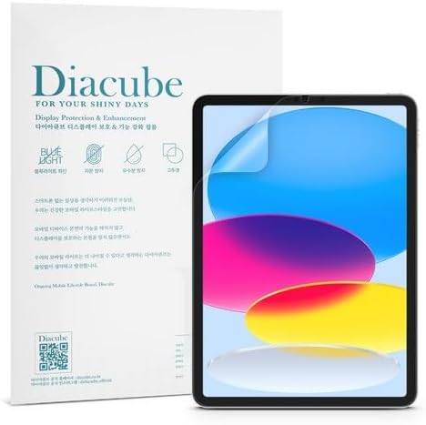 Diacube 2-Pack Anti Glare Screen Protector with Blue Light Filter For iPad 11th Gen 11 inch, Anti-Glare Matte PET Film, Anti-Fingerprint, High Touch Sensitivity, Easy Installation