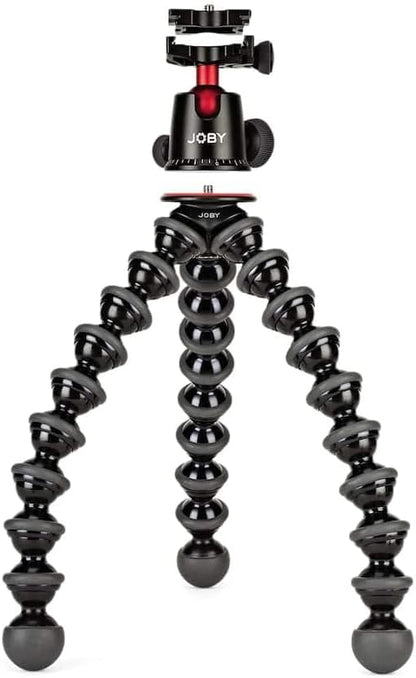 JOBY GorillaPod 5K Kit, Flexible Professional Tripod with BallHead, for DSLR Camera and CSC/Mirrorless with Lens, Up to 5 kg Payload (11lbs), Black