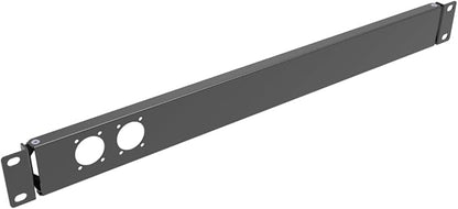 1U Hinged Rack Panel 2D XLR HDMI Audio Rack Mount Panel for 19 inches Rack Mount (2D)