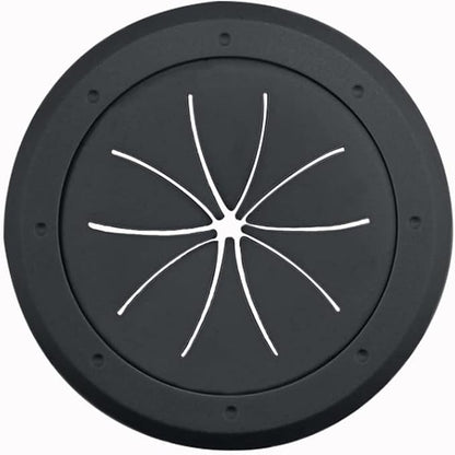 Construct Pro Speedy Spring-Lock Cable Pass Through Port, 2 inch Inner Diameter, Black CON6061SPZ