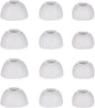 Replacement Ear Tips for Beats Fit Pro, Beats Studio Buds+, Beats Studio Buds, Beats Solo Buds Silicone Earbuds Washable Noise Isolation, Fit in The Charging Case, 6 Pairs S/M/L (White)