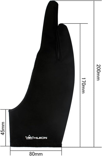 HUION Artist Glove for Drawing Tablet (1 Unit of Free Size, Good for Right Hand or Left Hand) - Cura CR-01