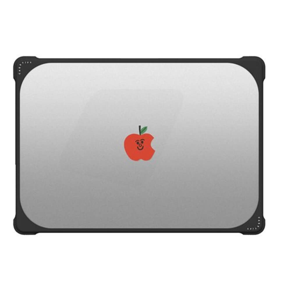 CASETiFY Bounce MacBook Pro 16-inch (M1-M5) Case [Enhanced Protective Corner Design/Ventilation Cutouts/Anti-Slip Grip] - Apple MacBook Case by Tess Smith-Roberts - Clear Black