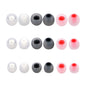 Earbuds Replacement Tips Silicone Earbud Tips Ear Gels Fit for Inner Hole from 3.8mm - 5.1mm Earphones 9 Pairs S/M/L