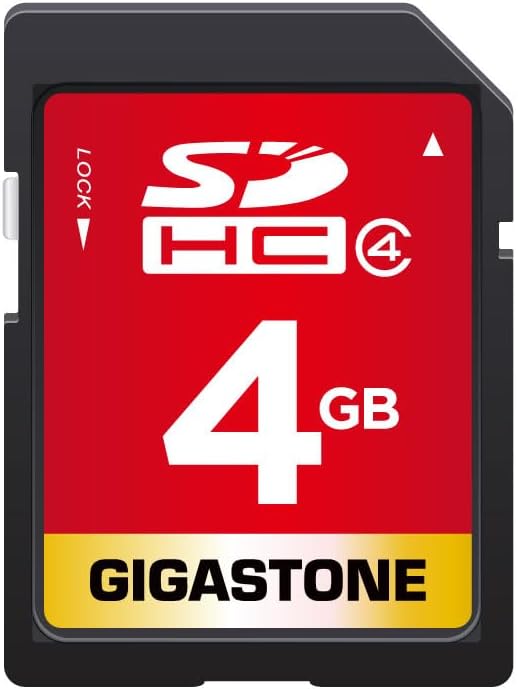 GIGASTONE 4GB SD Card, Speed Up to 20MB/s, SDHC UHS-I Class 4 Memory Card for Photo Video Music Voice File DSLR Camera DSC Camcorder Recorder Playback PC Mac POS, with 1 Mini case