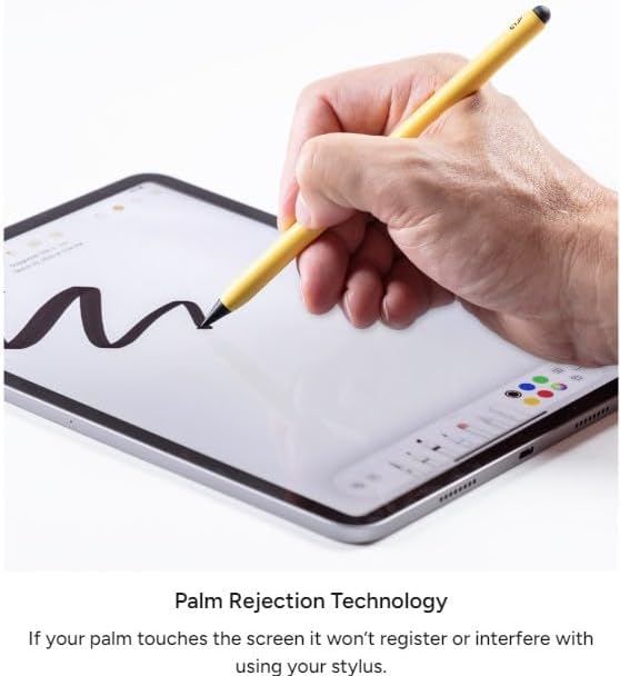 ZAGG Pro Stylus 2 with Active & Capacitive Tips, Palm Rejection, Tilt Recognition, Bluetooth Pairing, Compatible w/iPad Pro 11/12.9 (3,4, & 5 Gen)/Air 10.9/iPad 10.2/9.7/Mini 5/ iPad Air (M2) - Pink