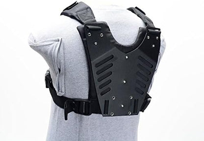 Medusa MED 100 Adjustable Body Vest for GoPro & DSLR with Friction Arm – Front & Back Camera Mounting Plates, Extra Accessories Support