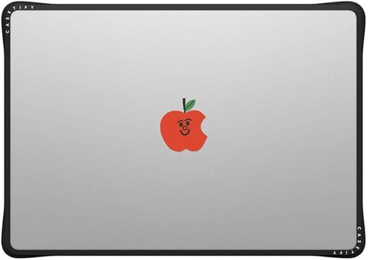 CASETiFY Impact MacBook Air 15" (M2-M4) Case [Cushioned Impact Corners/Scratch-Resistant/Anti-Slip Grip] - Apple MacBook Case - Clear Black