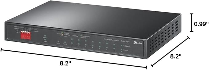 TP-Link TL-SG1210PP | 8 Port PoE Switch | 6 PoE+ and 2 PoE++ Ports @123W, w/ 2 Uplink Gigabit Ports + 1 Combo SFP Slot | Plug & Play | Priority, Extend & Isolation Mode | QoS, IGMP, PoE Auto Recovery