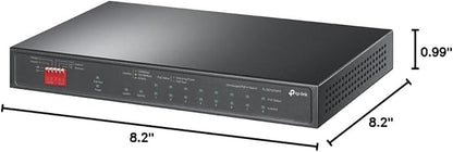 TP-Link TL-SG1210PP | 8 Port PoE Switch | 6 PoE+ and 2 PoE++ Ports @123W, w/ 2 Uplink Gigabit Ports + 1 Combo SFP Slot | Plug & Play | Priority, Extend & Isolation Mode | QoS, IGMP, PoE Auto Recovery