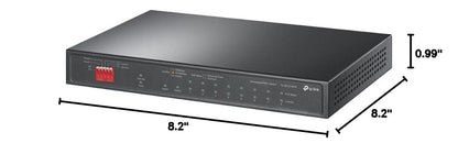TP-Link TL-SG1210PP, 8 Port Gigabit PoE Switch, 6 PoE+ 2 PoE++ Ports, 123W