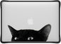 CASETiFY Impact MacBook Air 13" (M1/Intel) Case [Cushioned Impact Corners/Scratch-Resistant/Anti-Slip Grip] - CAT - Clear Black
