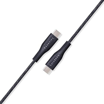 CASETiFY Powerthru USB-C to USB-C Cable (1m/3.3ft) - Black