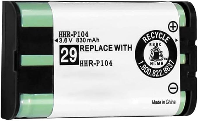 HHR-P104 NI-MH Rechargeable Battery for Panasonic 3.6V 830mAh AAA Battery for Cordless Phones