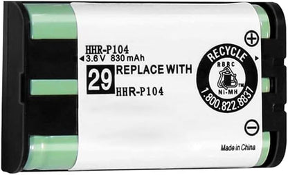 HHR-P104 NI-MH Rechargeable Battery for Panasonic 3.6V 830mAh AAA Battery for Cordless Phones