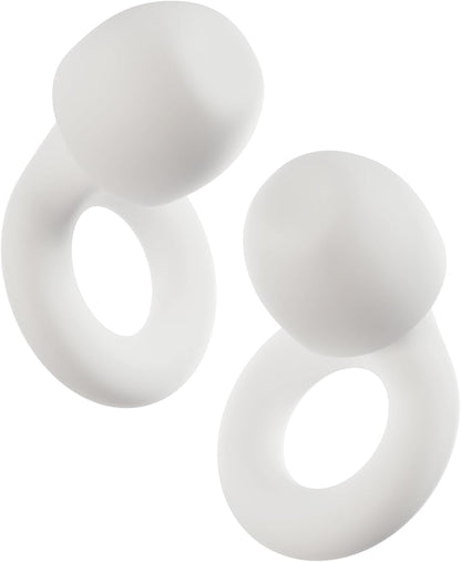 Loop Quiet 2 Ear Plugs Ultra-Comfy Reusable Noise-Reducing Earplugs for Sleep, Deep Focus, Travel, Sensitivity | Flexible Hearing Protection | Customizable Fit | 24dB (SNR) Noise Reduction