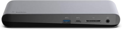 Belkin Thunderbolt 3 Dock Pro w/ Thunderbolt 3 Cable - USB-C Hub - USB-C Docking Station for MacOS & Windows, Dual 4K @60Hz, 40Gbps Transfer Speed, 85W Upstream Charging, w/ Ethernet, SD & Audio Ports