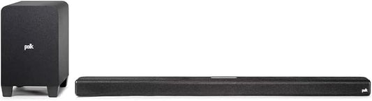 Polk Audio Signa S4 TV Sound Bar with Subwoofer - Dolby Atmos Audio VoiceAdjust & BassAdjust Technology, HDMI eARC, Wireless Subwoofer works with 8K, 4K, & HD TVs, Bluetooth, Wireless Streaming