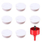 TuTuYa 8PCS Desk Grommet, Desk Grommet 50mm(2Inch) Desk Cable Grommet Desk Cable Hole Covers with Hole Saw, Ideal Solution for Office and Home Table Cable (White, 2Inch_50mm)