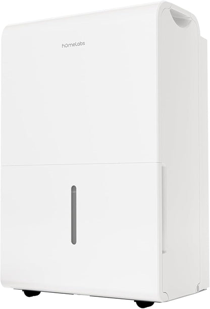 hOmeLabs 50 Pint Wi-Fi Dehumidifier for up to 7,000 Sq Ft Rooms (MAX 120 Pint at 95°F, 90% RH) – Powerful Humidity Control for Large Rooms and Basements