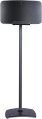 SANUS Wireless Speaker Stand for Sonos Five and Sonos Play:5 - Audio Enhancing Design for Vertical & Horizontal Audio with Built-in Cable Management & Premium Alloy Materials WSS52-W2 (Black)