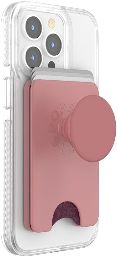 PopSockets Phone Wallet for MagSafe with Grip- Latte