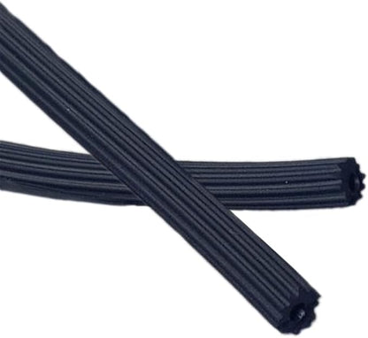 Window Screen Spline, (.125" x 40ft +.14" x 40ft +.16" x 40ft) 3 Sizes in 1 Kit - Screen Retainer Spline for Window Screen Replacement, Black, Tooltriz