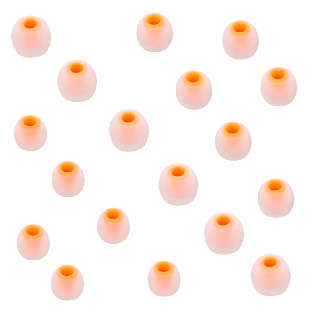 Earbuds Replacement Tips Silicone Earbud Tips Ear Gels Fit for Inner Hole from 3.8mm - 5.1mm Earphones 9 Pairs S/M/L