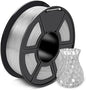 SUNLU 3D Printer Filament PETG Filament 1.75mm, Less Stringing Good Layer Adhesion High Toughness, PETG Filament 1.75 ±0.02mm, 1kg Spool(2.2lbs), Transparent