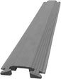 Kable Kontrol Drop Over Floor Cord Cover – 60” Inch Long 1 Channel Cable or Wire Protector – Rubber Ramp for Indoor and Outdoor Use – Gray