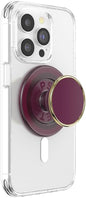 PopSockets Phone Grip for MagSafe, Magnetic Holder- Red Wine