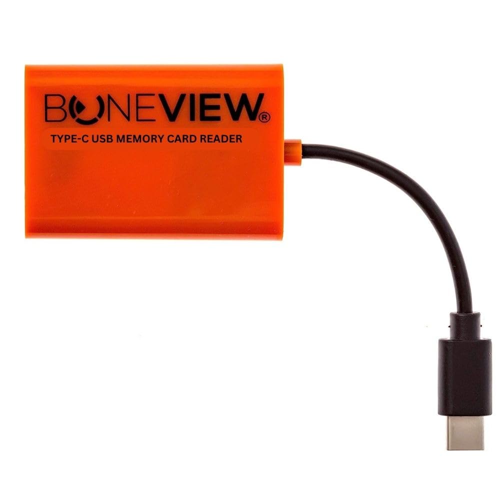 SD Card Reader for Android - Type C USB Trail Camera Viewer by BoneView - Backup Play Save and Share Deer Hunting Photo & Video from Game Cam Memory Chips on Most USB-C Smart Phones