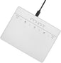 MICROPACK Digitally Yours Wired Trackpad for Windows 7/10/11, USB Trackpad with Multi-Touch Gestures, Plug-and-Play USB Touch Pad Mouse Pad Large for PC Computers & Laptops, Silver