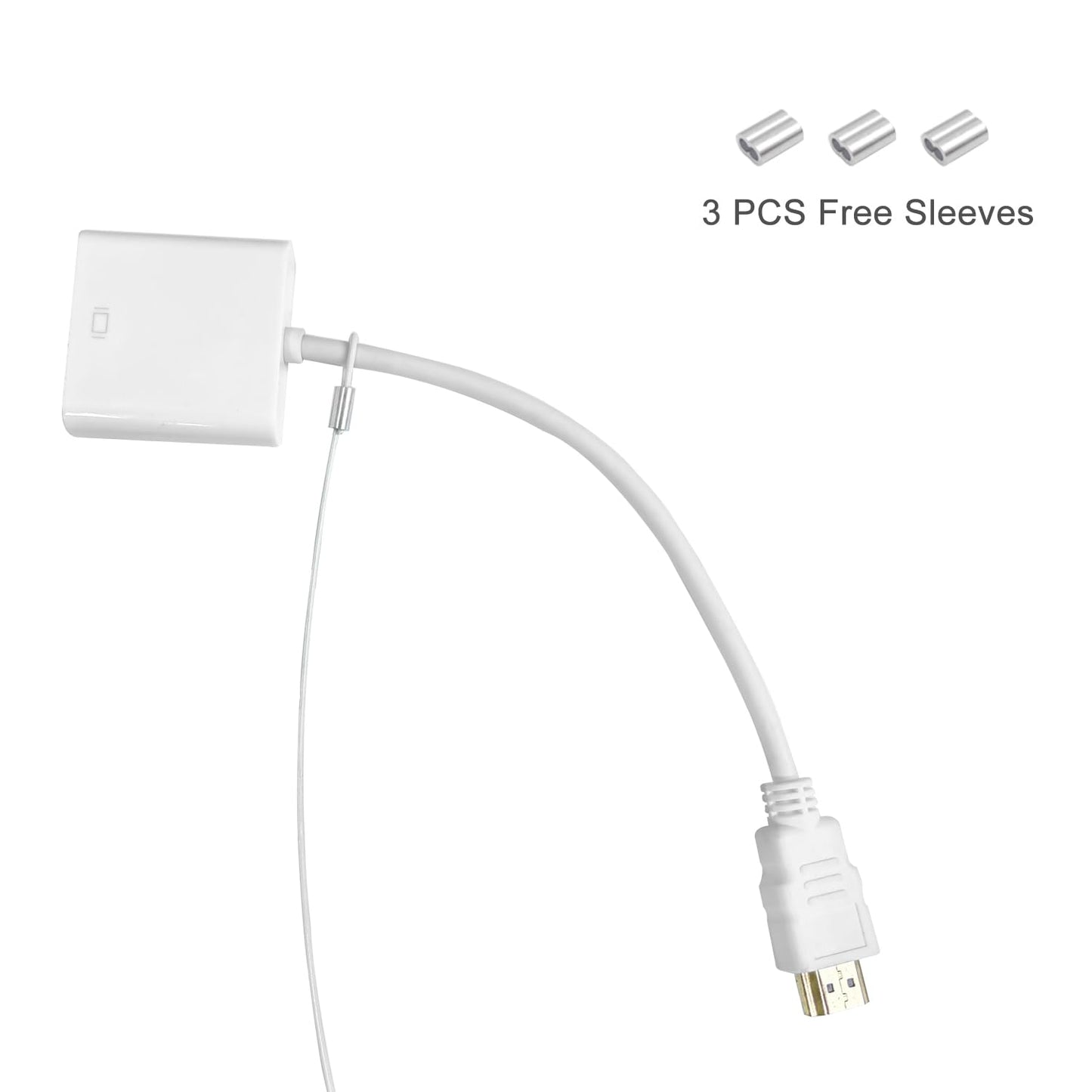 Ciyebst Cable Tethers 15 Pack with Crimping Tool (12 Inches, White), Adjustable Security Cable Look, Universal DIY Adapter Tethering Ties Kit for Computer Cord, Pre-Assembled, Tamper-Resistant
