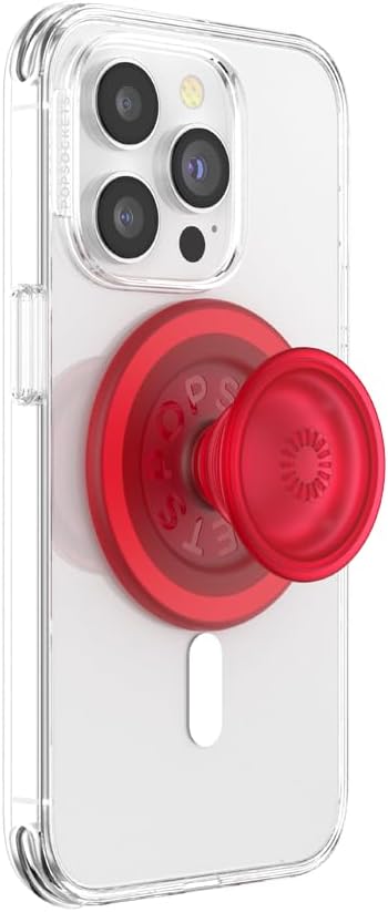 PopSockets Phone Grip for MagSafe, Magnetic Holder, Phone Stand, Red - Blanchette Red
