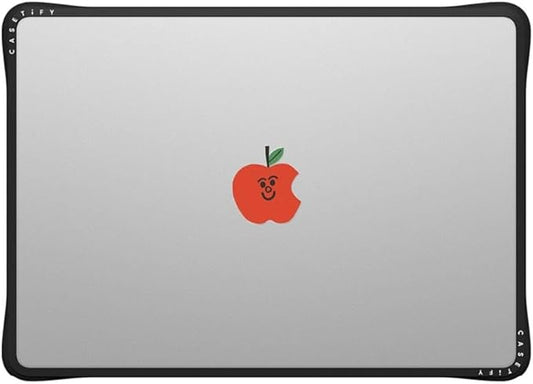 CASETiFY Impact MacBook Air 13.6" (M2-M4) Case [Cushioned Impact Corners/Scratch-Resistant/Anti-Slip Grip] - Apple MacBook Case - Clear Black