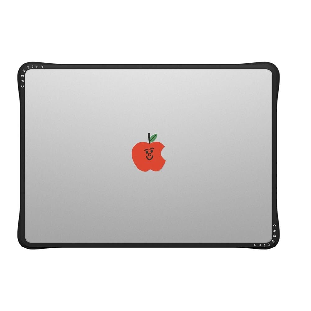 CASETiFY Impact MacBook Air 13.6" (M2-M5) Case [Cushioned Impact Corners/Scratch-Resistant/Anti-Slip Grip] - Apple MacBook Case - Clear Black