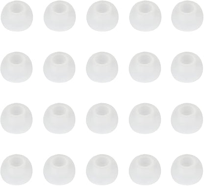 Silicone Earbud Tips Replacement Ear Tips for in- Ear Headphones Earbud Rubber Tips Eartips, 10 Pairs Large