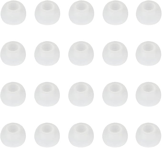 Silicone Earbud Tips Replacement Ear Tips for in- Ear Headphones Earbud Rubber Tips Eartips, 10 Pairs Large