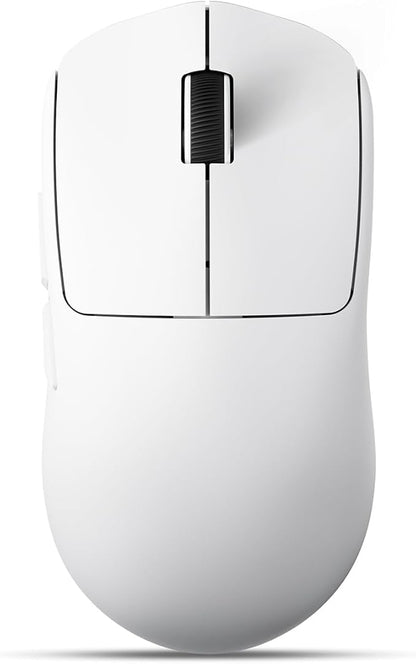 EWEADN X23Pro Wireless Gaming Mouse, 2.4G/BT5.0/USB-C Esports Gaming Mouse, 49g Lightweight Mouse Gaming, 12000 DPI Wireless Mouse with 6 Programmable Buttons,for Laptop/PC/Mac, White