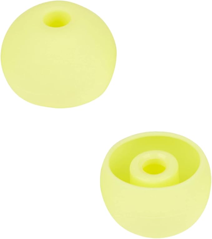Earbud Tips Replacement Earbud Tips Earbud Replacement Tips Earbuds Replacement Tips Ear Pads Ear Cushions Ear Tips for Earbuds for Powerbeats Pro Beats Wireless Earphone Headphones 4 Pairs (Yellow)