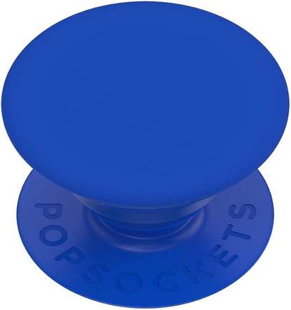 PopSockets Phone Grip with Expanding Kickstand, Adhesive Grip, Blue - Matte Cobalt